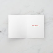 Pour Fêtes Annuelles Cartes de Noël Teddy Bear (Intérieur)