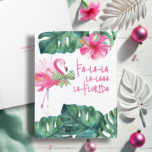 Pour Fêtes Annuelles Cartes de Noël tropicales