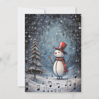 Pour Fêtes Annuelles Cartes de Noël uniques dessinées à la main