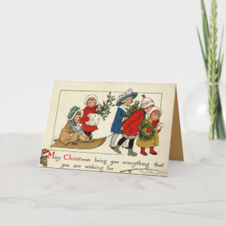 Pour Fêtes Annuelles Cartes de Noël Vintage