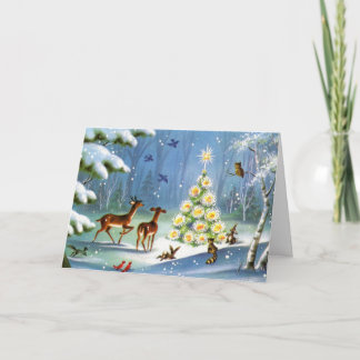 Pour Fêtes Annuelles Cartes de Noël Vintage
