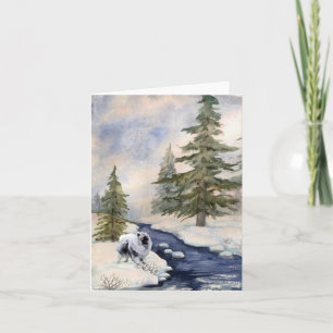 Pour Fêtes Annuelles Cartes de note de scène d'hiver
