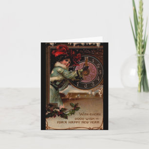 Pour Fêtes Annuelles Cartes de note victoriennes vintages de Madame