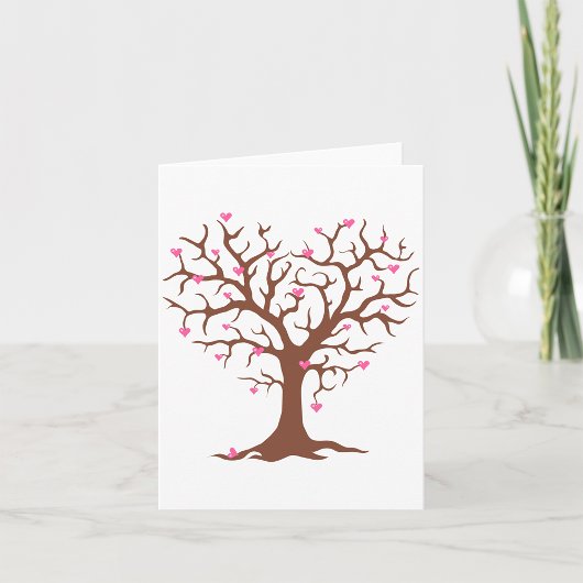 Pour Fêtes Annuelles Cartes de notes de l'arbre Valentines