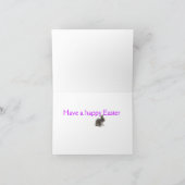 Pour Fêtes Annuelles Cartes de notes de Pâques (Intérieur)