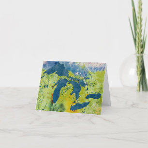 Pour Fêtes Annuelles Cartes de notes Projet des Grands Lacs