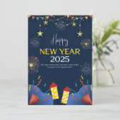 Pour Fêtes Annuelles Cartes de nouvelle année (Debout devant)