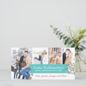 Pour Fêtes Annuelles Cartes de photo de Noël (Debout devant)