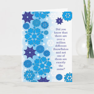 Pour Fêtes Annuelles Cartes de prison - Snowflakes