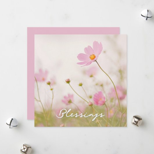 Pour Fêtes Annuelles Cartes de remerciements de bénédictions (Devant/Arrière en situation)