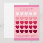 Pour Fêtes Annuelles Cartes de Saint Valentin (Devant / Derrière)