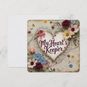 Pour Fêtes Annuelles Cartes de Saint Valentin (Devant / Derrière)