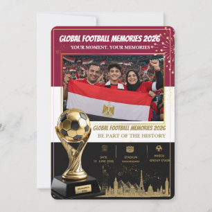Pour Fêtes Annuelles Cartes de souvenirs de football mondial 2026