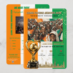 Pour Fêtes Annuelles Cartes de souvenirs de football mondial 2026