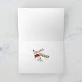 Pour Fêtes Annuelles Cartes de tintements du carillon de teckel (Intérieur)