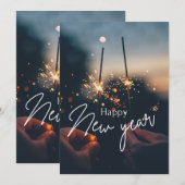 Pour Fêtes Annuelles Cartes de vacances (Devant / Derrière)