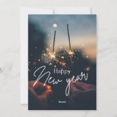 Pour Fêtes Annuelles Cartes de vacances (Dos)