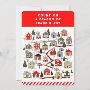 Pour Fêtes Annuelles Cartes de vacances de l'Avent de Noël