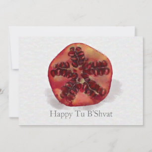 Pour Fêtes Annuelles Cartes de vacances de Tu B'Shvat Grenade à l'aquar