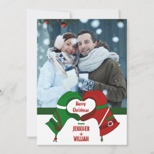 Pour Fêtes Annuelles Cartes de vacances personnalisées avec photo de ga