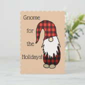 Pour Fêtes Annuelles Cartes de vacances Tomte Gnome (Debout devant)