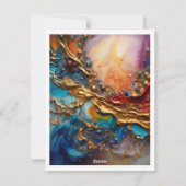 Pour Fêtes Annuelles Cartes de voeux (Dos)