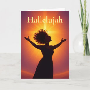 Pour Fêtes Annuelles Cartes de vœux Alléluia !