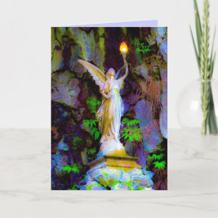 Pour Fêtes Annuelles Cartes de vœux Ange
