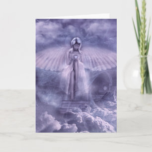Pour Fêtes Annuelles Cartes de voeux Angel Heart