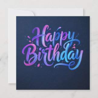 Pour Fêtes Annuelles Cartes de vœux d'anniversaire 
