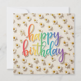 Pour Fêtes Annuelles Cartes de vœux d'anniversaire 