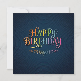 Pour Fêtes Annuelles Cartes de vœux d'anniversaire