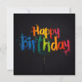 Pour Fêtes Annuelles Cartes de vœux d'anniversaire 