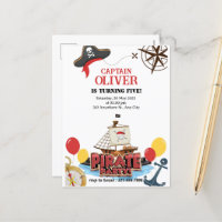 Cartes de voeux d'anniversaire des navires de mer