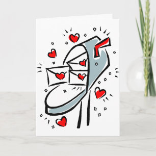 Pour Fêtes Annuelles Cartes de voeux de boîte aux lettres