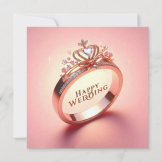 Pour Fêtes Annuelles Cartes de vœux de mariage 