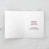 Pour Fêtes Annuelles Cartes de voeux de Noël de la ferme Red Barn (Intérieur)