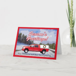 Pour Fêtes Annuelles Cartes de voeux de Noël de l'entrepreneur