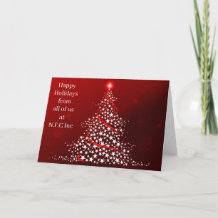 Pour Fêtes Annuelles Cartes de vœux de Noël d'entreprise
