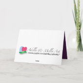 Pour Fêtes Annuelles Cartes de voeux de Noël : Red elephant 2 (Dos)