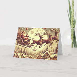 Pour Fêtes Annuelles Cartes de vœux de Noël vintage