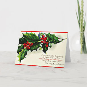 Pour Fêtes Annuelles Cartes de vœux de Noël vintage