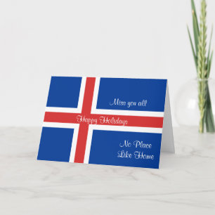 Pour Fêtes Annuelles Cartes de voeux de vacances en Islande