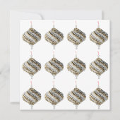 Pour Fêtes Annuelles Cartes de voeux et de notes de vacances (Devant)