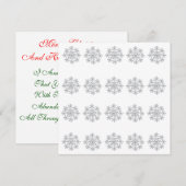 Pour Fêtes Annuelles Cartes de voeux et de notes de vacances (Devant / Derrière)