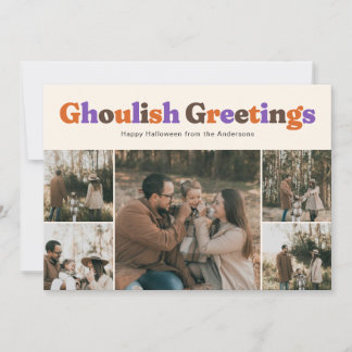 Pour Fêtes Annuelles Cartes de vœux loufoques Halloween Photo