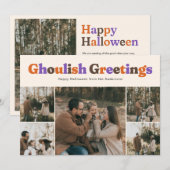 Pour Fêtes Annuelles Cartes de vœux loufoques Halloween Photo (Devant / Derrière)