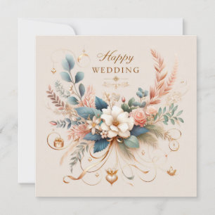 Pour Fêtes Annuelles Cartes de voeux Mariages joyeuses