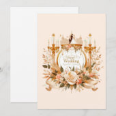 Pour Fêtes Annuelles Cartes de voeux Mariages joyeuses (Devant / Derrière)