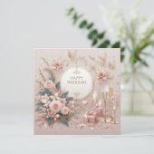 Pour Fêtes Annuelles Cartes de voeux Mariages joyeuses (Debout devant)